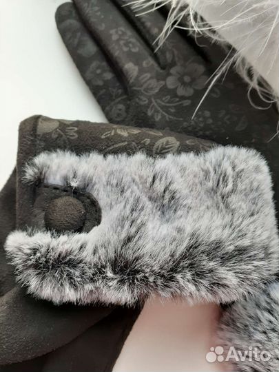 Перчатки утеплённые новые