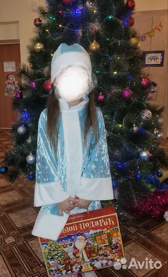 Костюм снегурочки для девочки 104