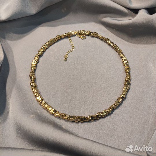 Колье чокер из натуральных камней