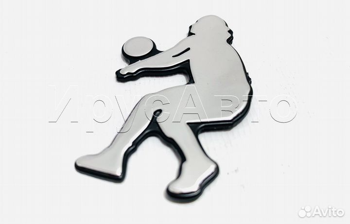 Орнамент шильдик эмблема на авто Волейболист