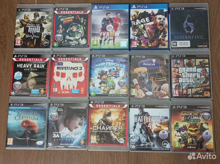 Игры на PS3 Б/У