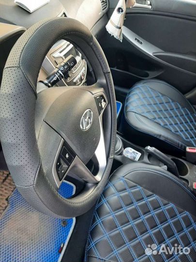 Оплетка руля для Hyundai Solaris