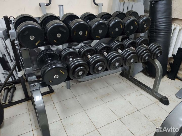 Гантели обрезиненные Ivanko и Barbell