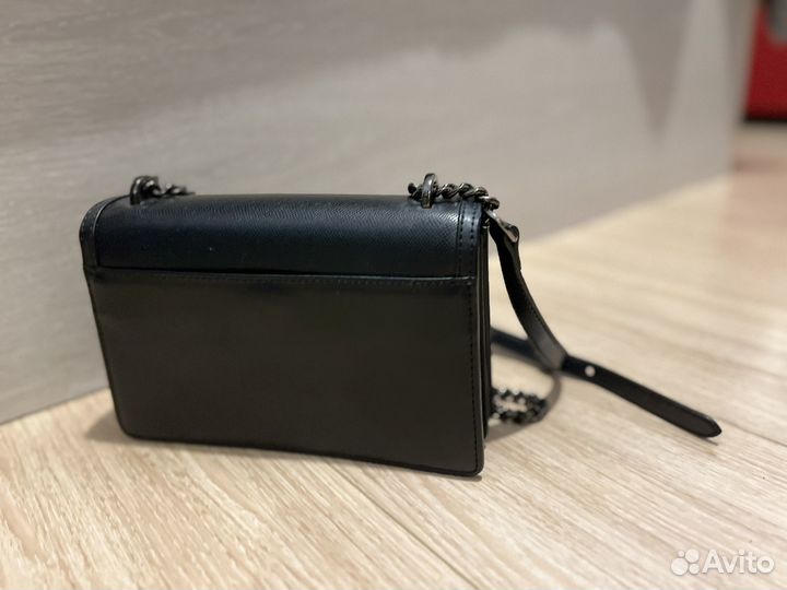 Сумка женская черная маленькая вечерняя клатч