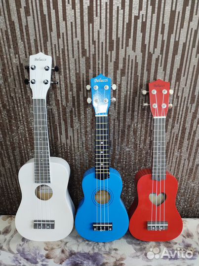 Укулеле в ассортименте