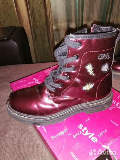 Ботинки зимние для девочки