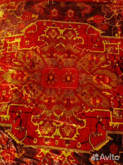 Плюшевая скатерть СССР 2 шт