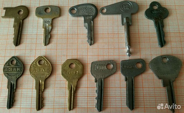 Авто и мото ключи Газ Азлк Ваз