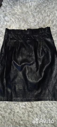 Кожаная юбка