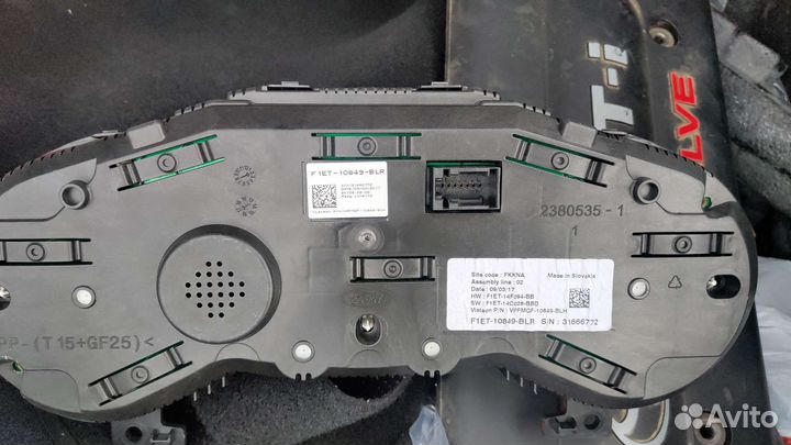 Рп 7 Щиток приборов фокус 3