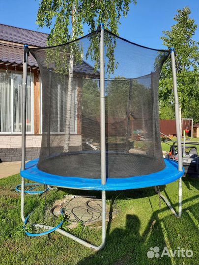 Батут с сеткой