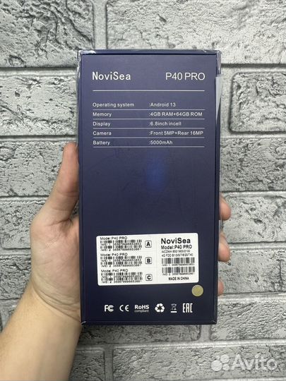 NoviSea P40 Pro 4GB/64GB Новый