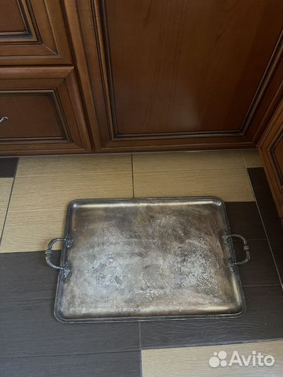 Поднос для самовара старинный