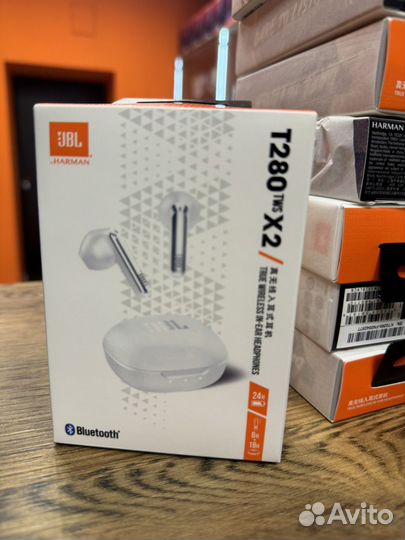 Наушники беспроводные JBL T280TWS X2