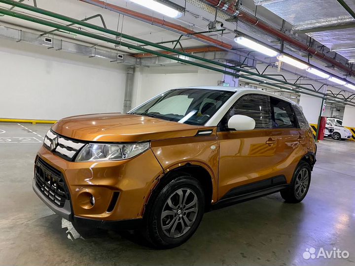 Suzuki Vitara 1.6 AT, 2016, битый, 125 200 км