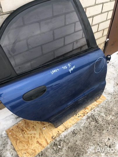Дверь задняя правая Chevrolet Daewoo Lanos седан