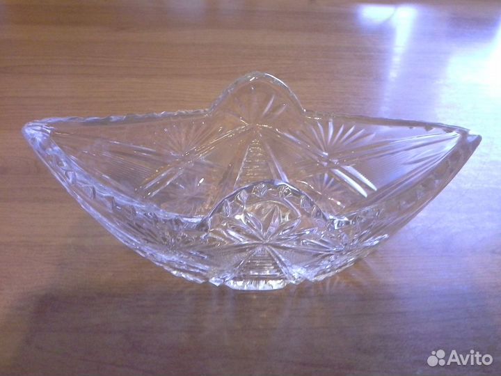 Новая хрустальная салатница 