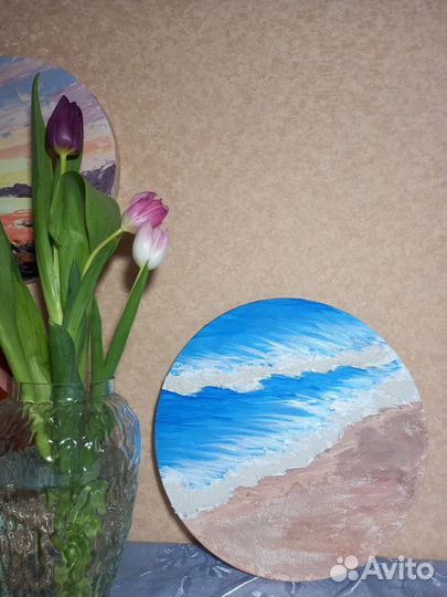 Картина акрилом на холсте