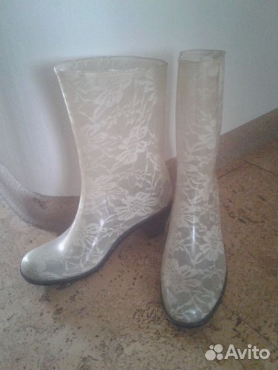 Сапоги силиконовые 37-37,5 р