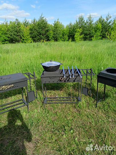 Мангалы,казаны, решетки гриль, шампура