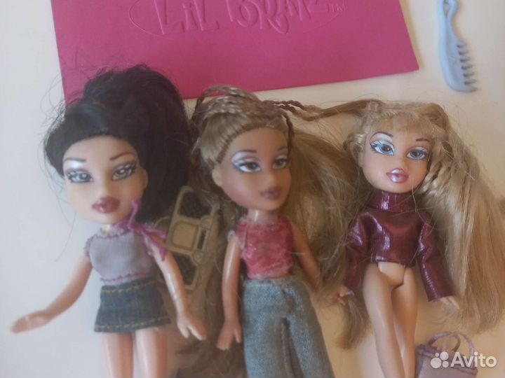 3 куклы LiL Bratz. Винтаж. 2002 - 2004 годы