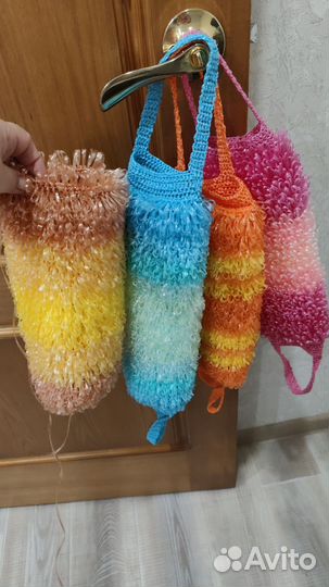 Мочалка ручной работы