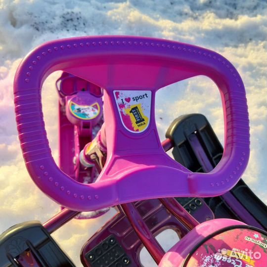 Детский снегокат как новый