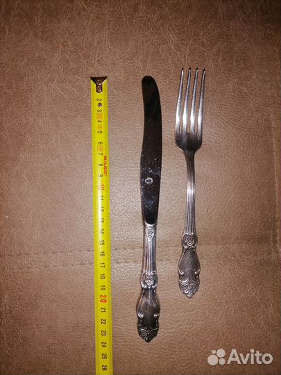 Мельхиоровые ложки и вилки