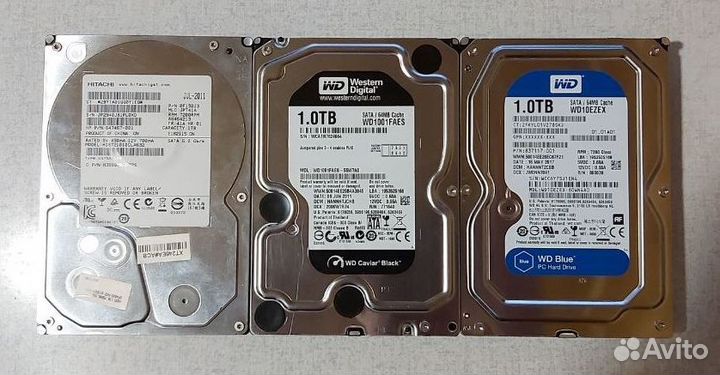Жесткие диски 1Тб, 2Тб, 4Тб