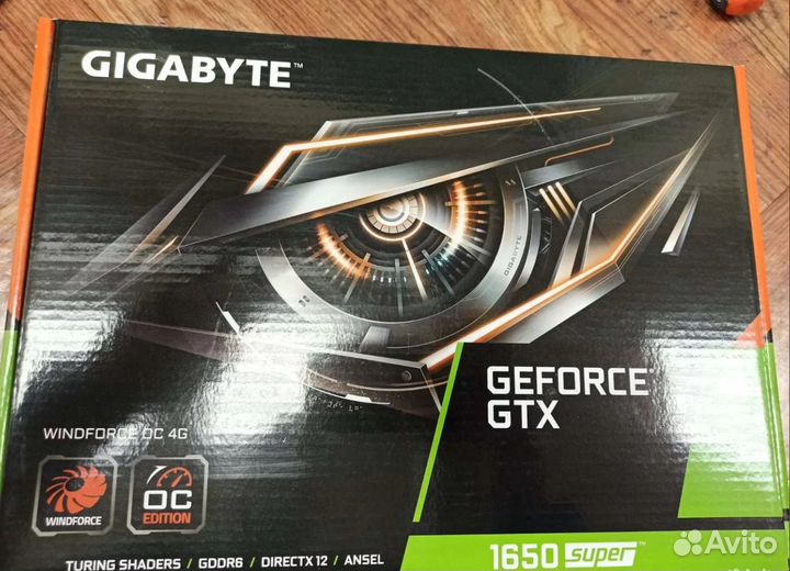 Продам видеокарту gigabyte geforce GTX 1650 super