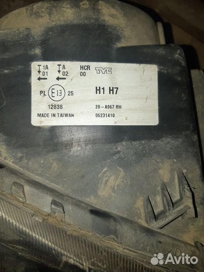 Фара правая honda civic 5D