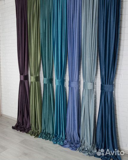 Бархатные шторы Беллиссимо