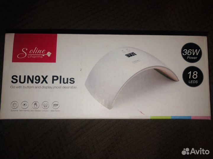 Лампа UV/LED Soline charms SUN9X Plus