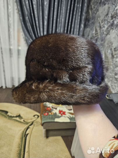 Шапка норковая женская