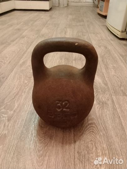 Гиря чугунная 24 кг. 32кг
