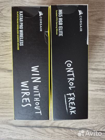 Corsair m65 rgb elite и katar pro wireless
