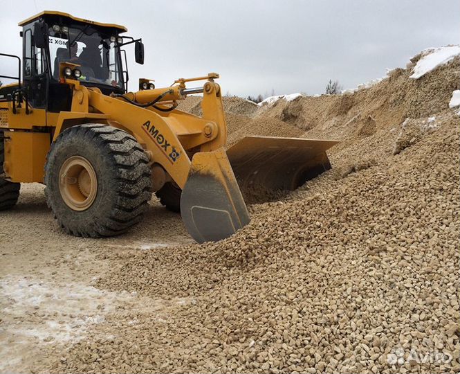 Щебень гравийный