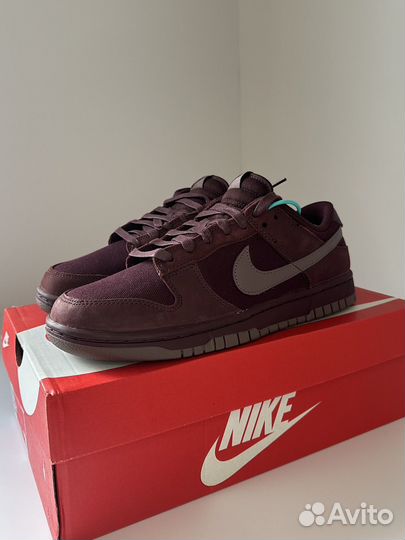 Оригинальныве Nike dunk low Premium Burgundy Crush