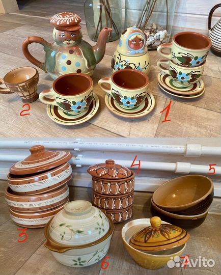 Керамическая и фарфоровая посуда