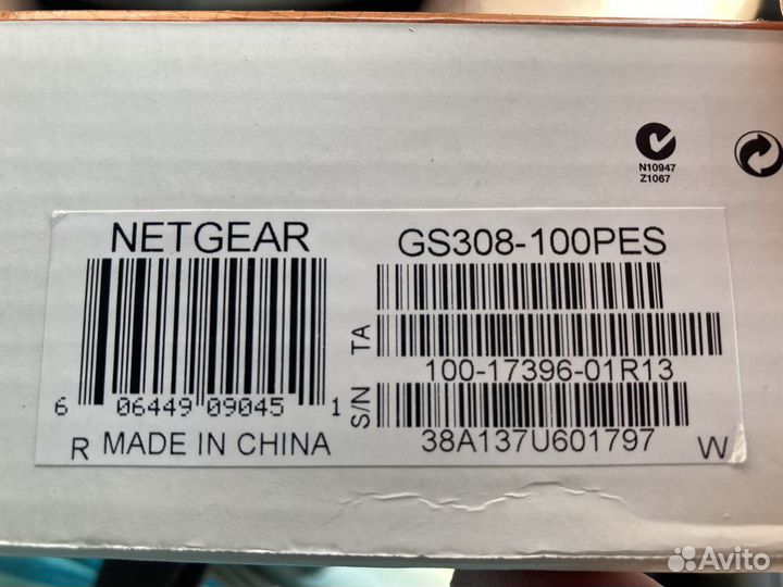 Коммутатор Netgear gs308