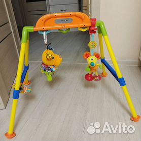 Развивающая подвеска-дуга для детской кроватки/ходунков и коляски Sozzy, Полосатая