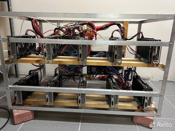 Майнинг ферма rtx 2060 super X10