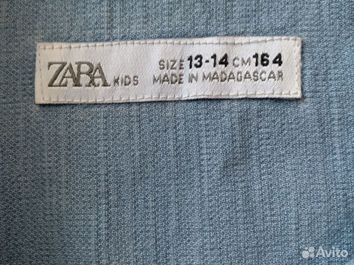 Рубашка джинсовая Zara р 44