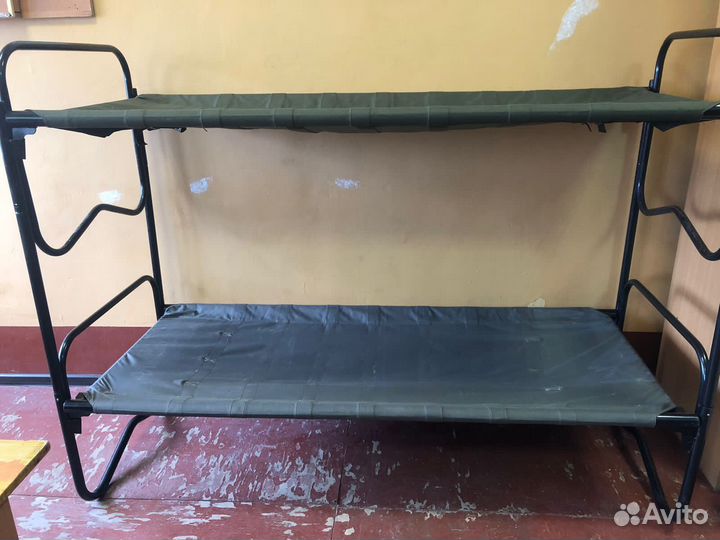 Кровать полевая двухъяросная