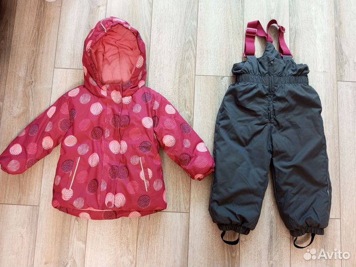 Зимний костюм на девочку 86 размера