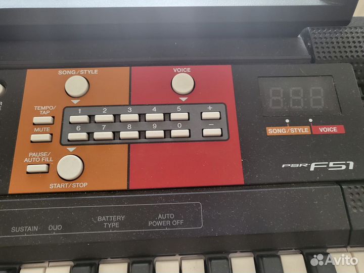 Синтезатор цифровой Yamaha PSR F51