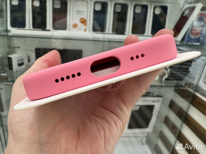 Новый чехол magsafe на iPhone 15 pro max - Pink