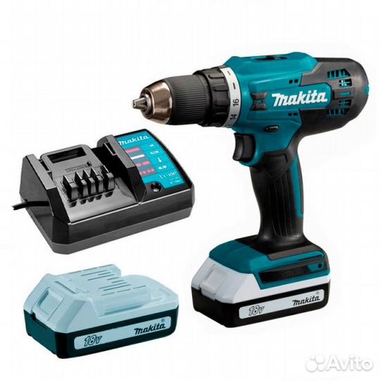Шуруповёрт makita DF488dwae, 18V, 2.0A/h