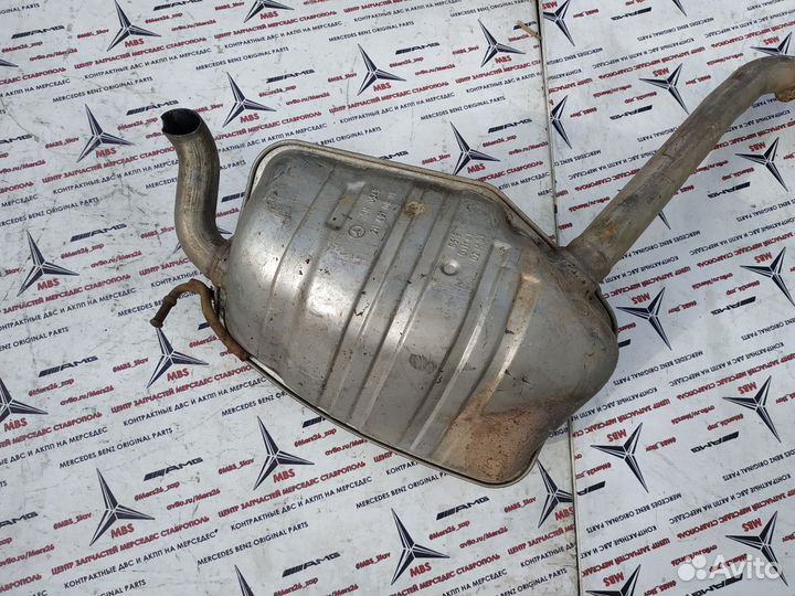 Глушитель задняя часть левая w211 m112 Mercedes