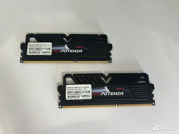 Оперативная память Geil 8Gb DDR3 2400Mhz